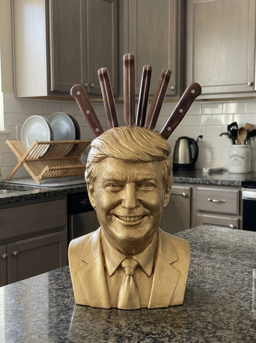 Customer photo - Gold knife holder